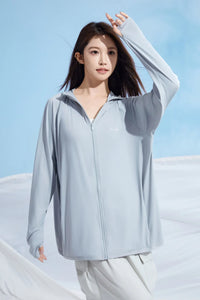 Women’s Plus-Size UV Protection Sun Coat – Loose Fit & Breathable Lightweight Layer