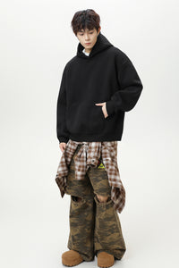 Men’s Casual Basic Pullover Hoodie – Everyday Cotton Blend Hoodie