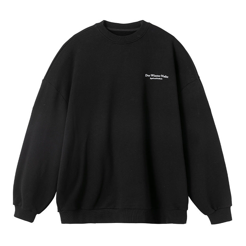 Retro American Graphic Crew Neck Sweatshirt – Oversized Pullover