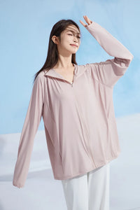 Women’s Plus-Size UV Protection Sun Coat – Loose Fit & Breathable Lightweight Layer