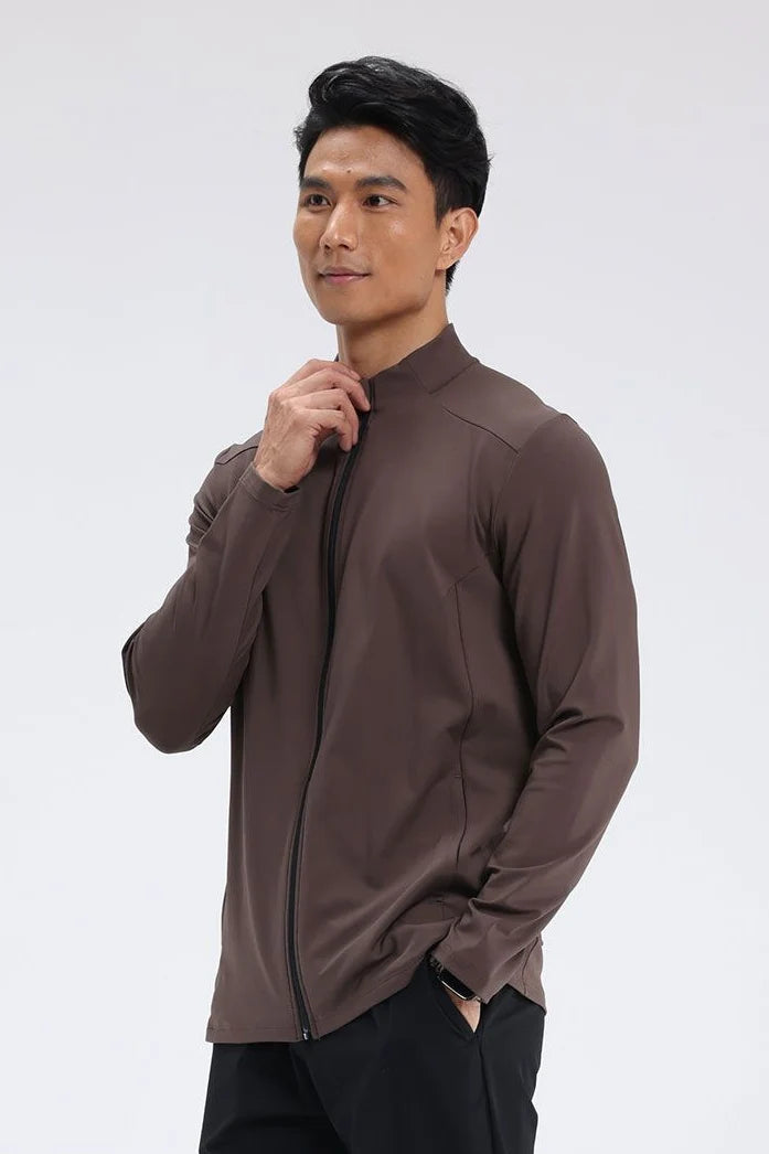 Men’s UV Protection Sports Jacket – Stretch Fit, Quick-Dry, Lightweight Zip-Up
