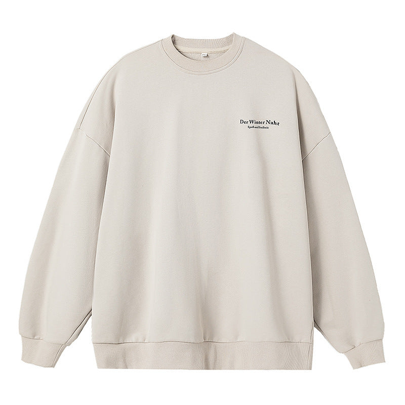 Retro American Graphic Crew Neck Sweatshirt – Oversized Pullover