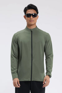 Men’s UV Protection Sports Jacket – Stretch Fit, Quick-Dry, Lightweight Zip-Up