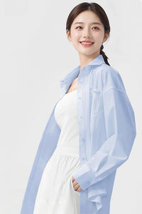 Women’s Ice Silk UV Protection Shirt – Anti-Wrinkle, Cooling & Lightweight