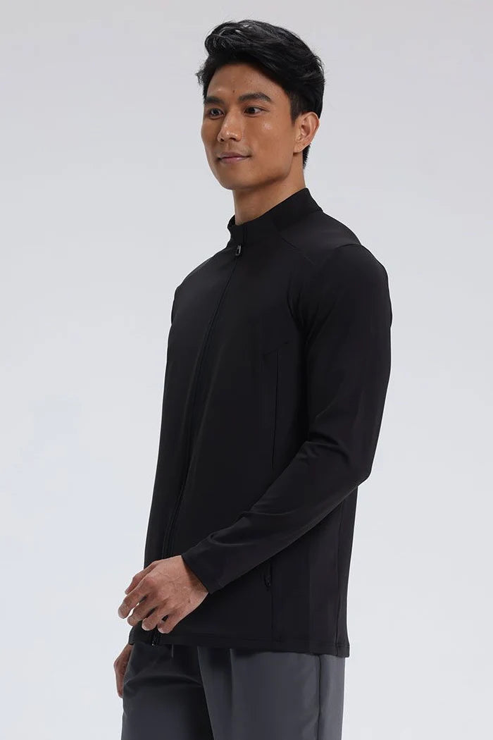Men’s UV Protection Sports Jacket – Stretch Fit, Quick-Dry, Lightweight Zip-Up