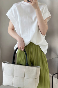 Cotton Loose Short Sleeve T-Shirt