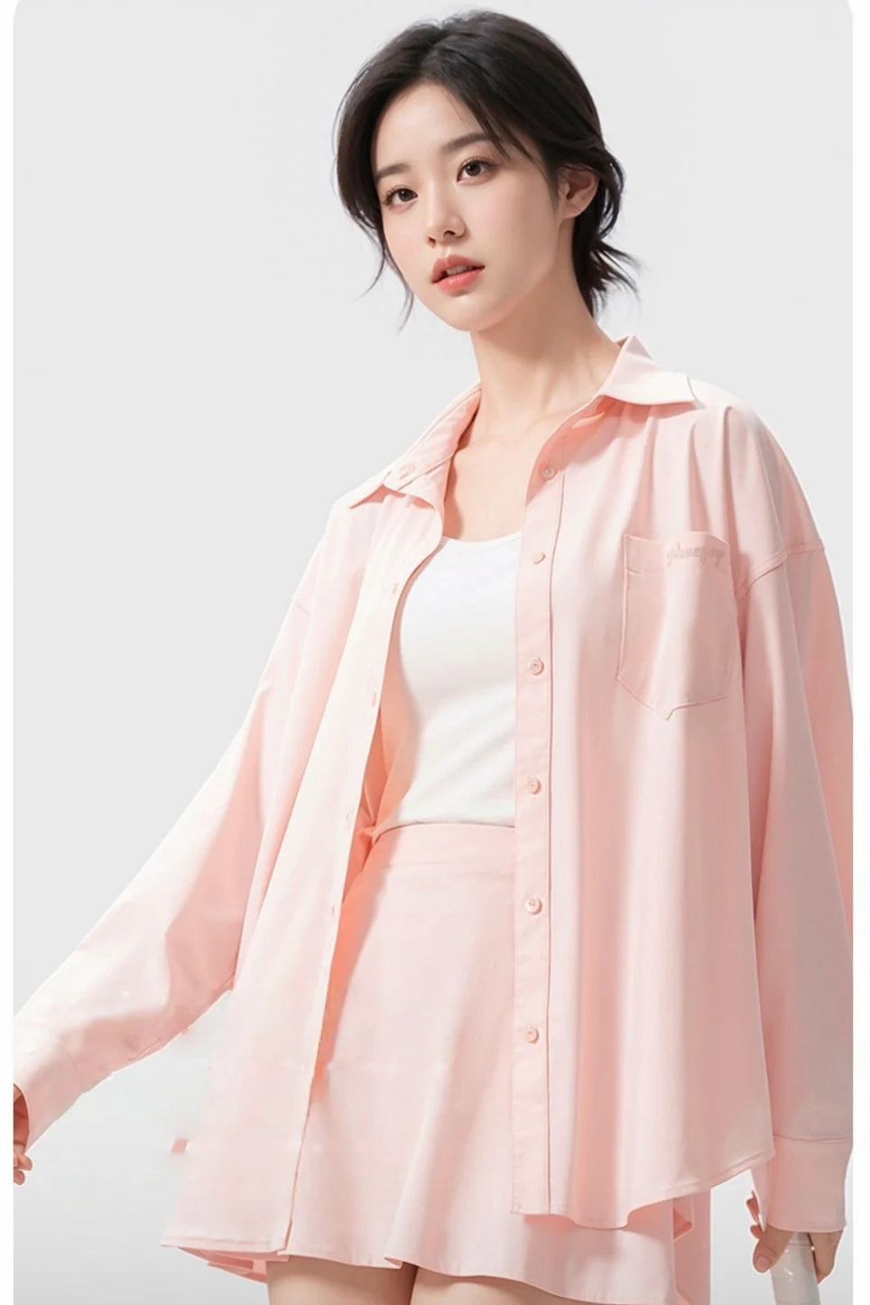 Women’s Ice Silk UV Protection Shirt – Anti-Wrinkle, Cooling & Lightweight