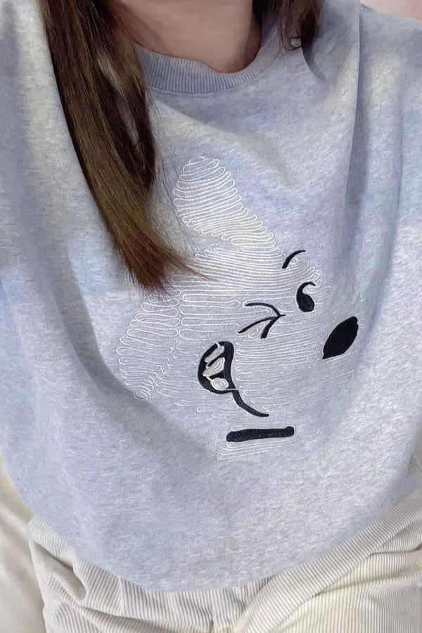Casual Loose-Fit Sweatshirt