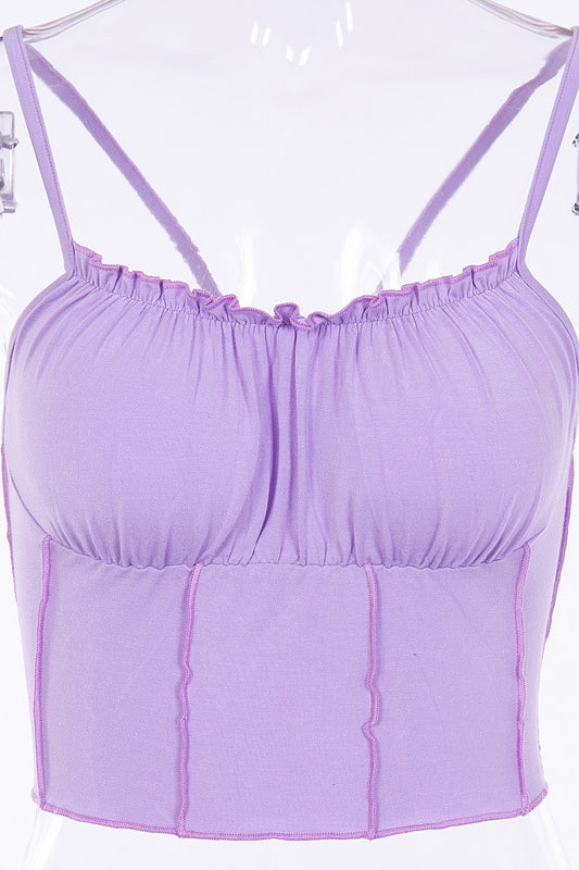 Slim Fit Satin Camisole Top