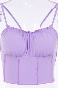 Slim Fit Satin Camisole Top