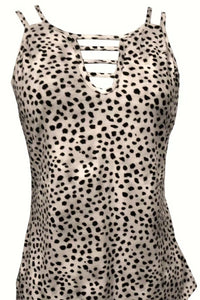 Casual Polka Dot Vest Top