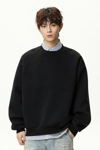Men’s Heavyweight Crewneck Sweatshirt – Premium Space Cotton, Autumn/Winter