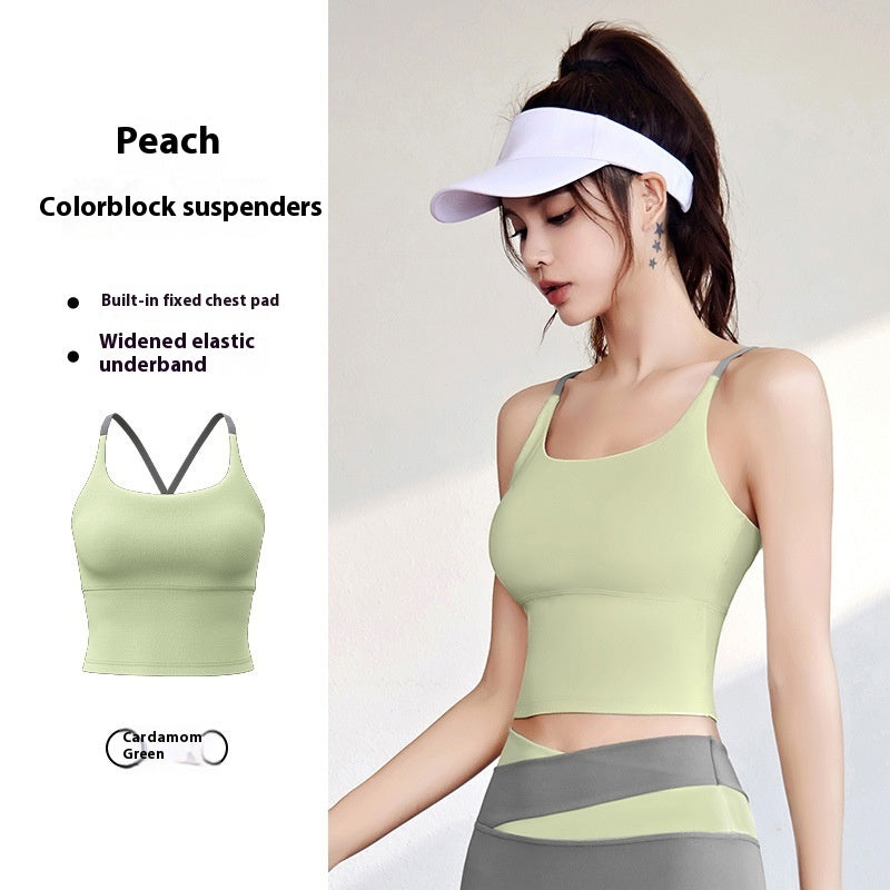 Padded Camisole Yoga Tank Top – Built-In Support for Active Comfort