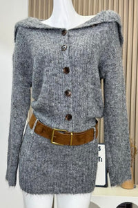 Classic Knit Sweater Mini Dress
