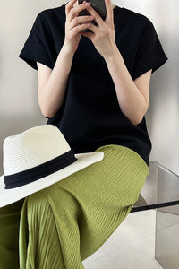 Cotton Loose Short Sleeve T-Shirt