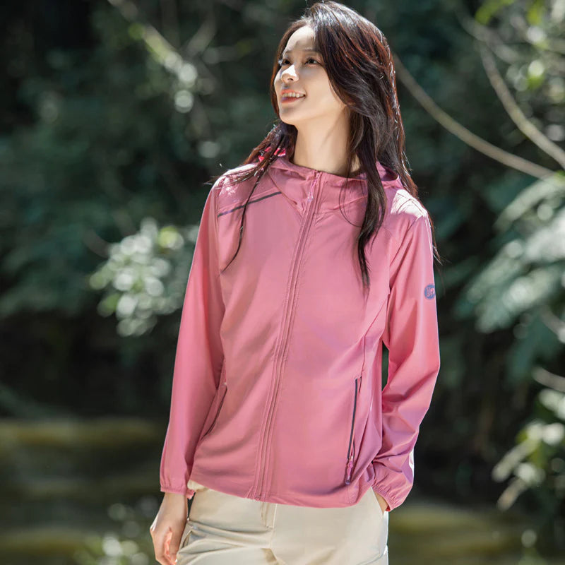 Women’s Ice Silk UV Protection Jacket – Lightweight, Stretchy, Sun-Proof Outer Layer