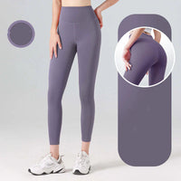 Women’s High-Waisted Seamless Peach-Lift Yoga Pants – Sculpting, Cooling & Flexible