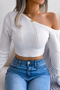 Long Sleeved Crop Sweater
