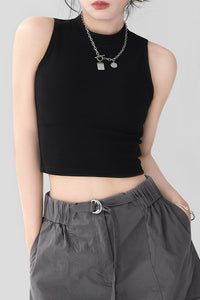 Short Round Neck Inner Wear T-shirt