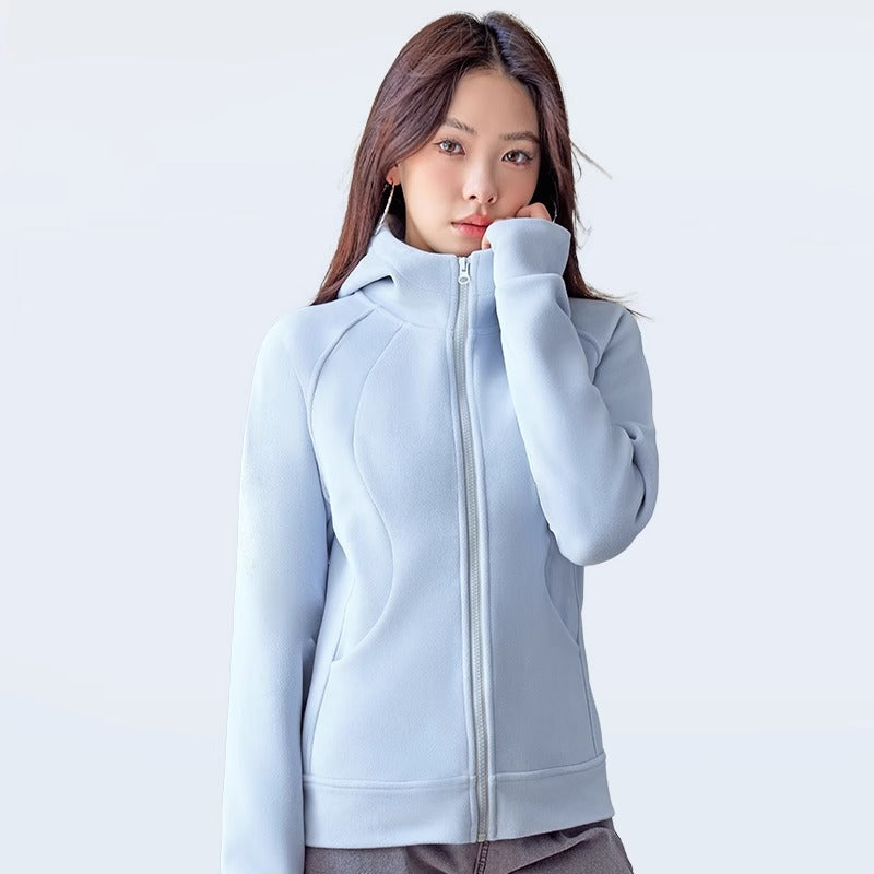 Women’s Thick Reversible Heavyweight Zippered Sweater