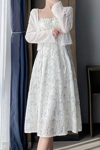 Spaghetti Strap Floral Maxi Dress