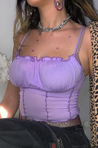 Slim Fit Satin Camisole Top