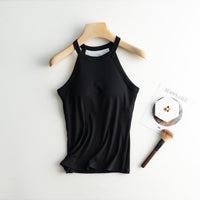 Back-Shaping Padded Spaghetti Strap Camisole – Sculpting Support & Seamless Comfort