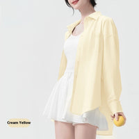 Women’s Ice Silk UV Protection Shirt – Anti-Wrinkle, Cooling & Lightweight