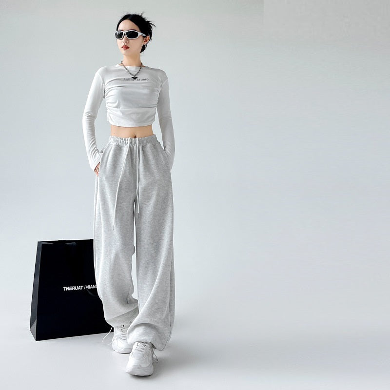 Women's High-Waist Sweatpants – Effortless Fall & Winter Style