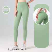 Women’s High-Waisted Seamless Peach-Lift Yoga Pants – Sculpting, Cooling & Flexible