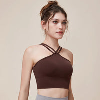 Women’s Double-Strap Sports Tank – Breathable, Stretchy & Supportive