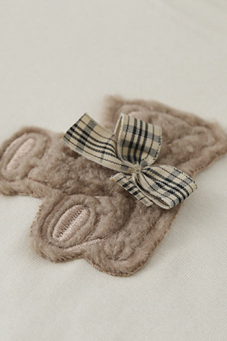 Bear Embroidered Tee