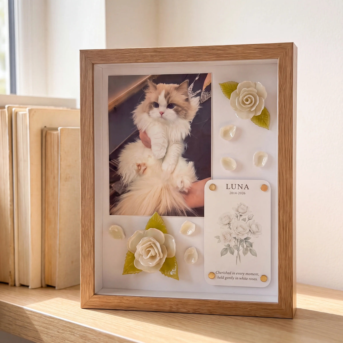 Gentle Goodbye Pet Memorial Shadow Box