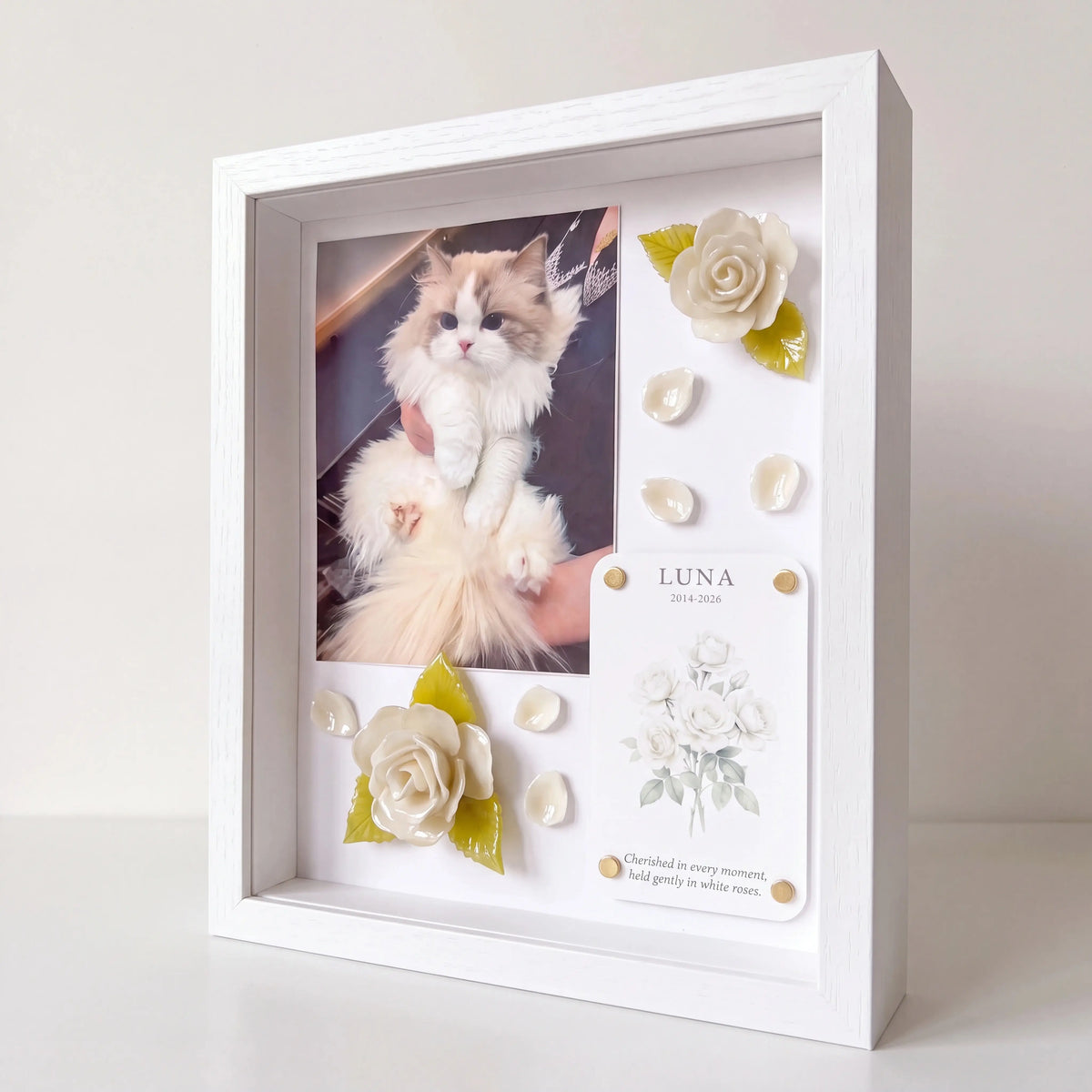 Gentle Goodbye Pet Memorial Shadow Box