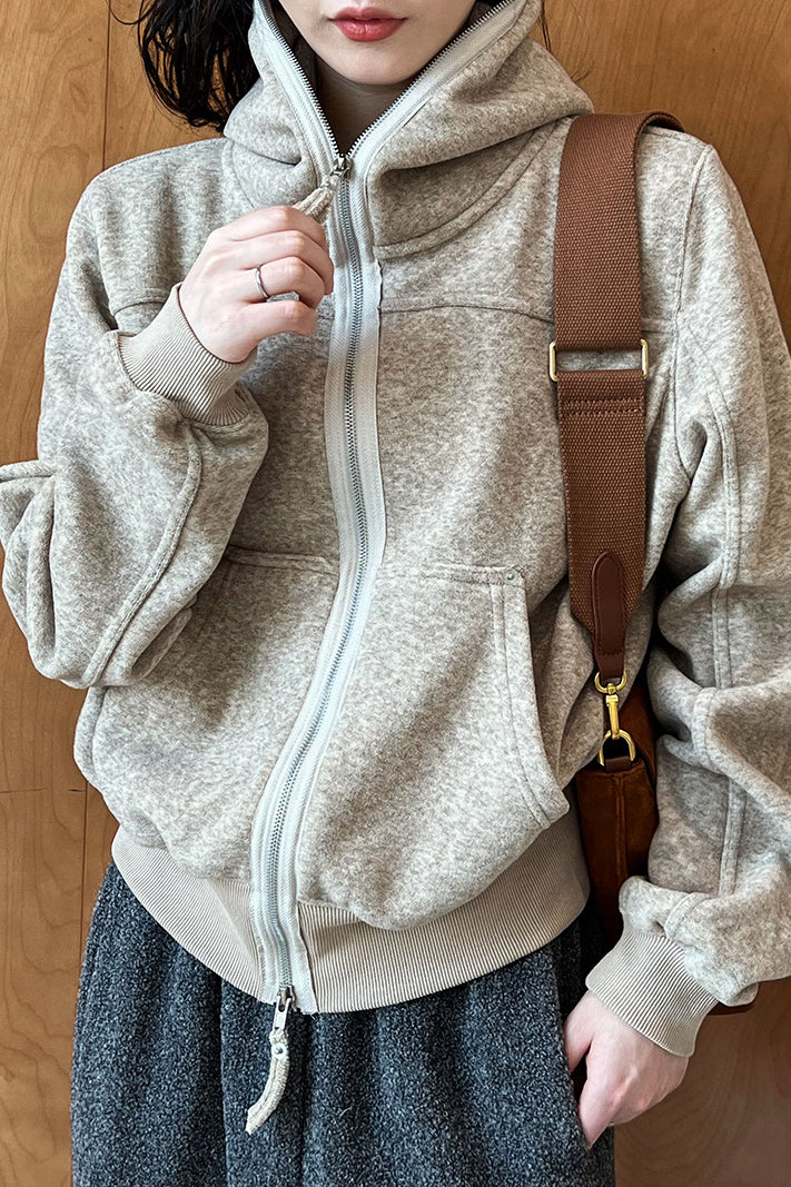 Double-Zip Hoodie
