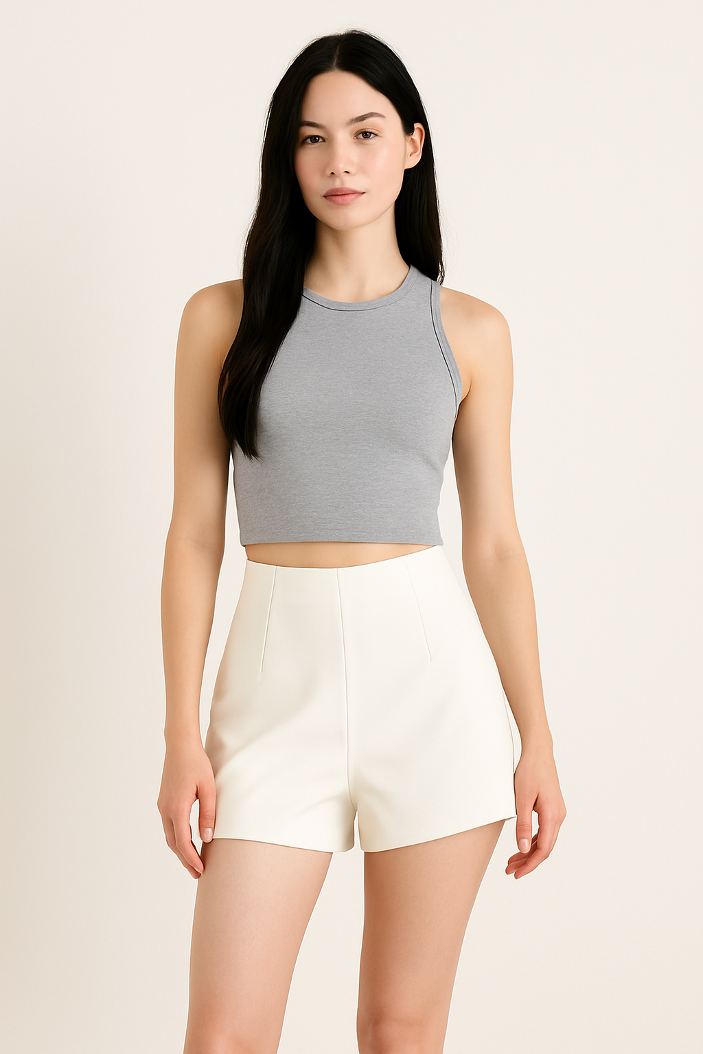 Women’s High-Waisted Stretch Lounge Short Trousers – Comfortable, Flowy & Breathable