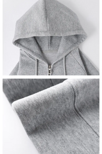 Women’s Zip Oversized Hooded Sweater