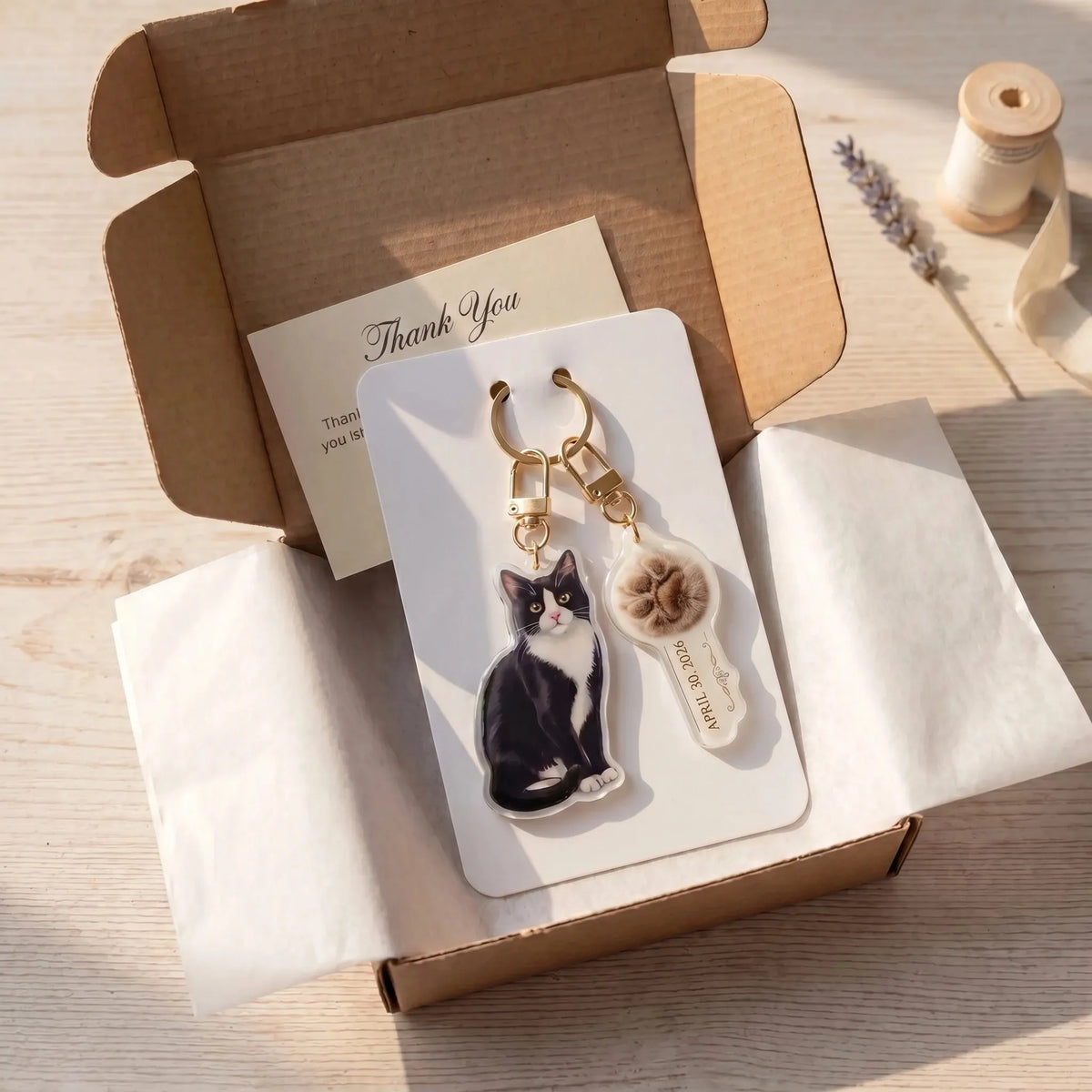 Custom Pet Portrait Keychain — Trio Collection (Buy 2 Get 1 Free)
