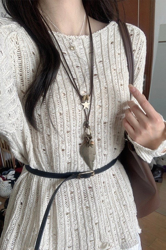 Casual Loose Knit Sweater