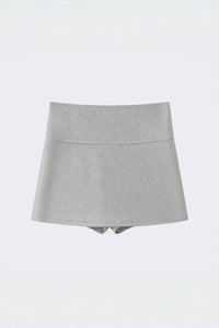 Side-Slit Sports Skirt Pants