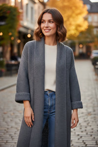 Knit Longline Cardigan