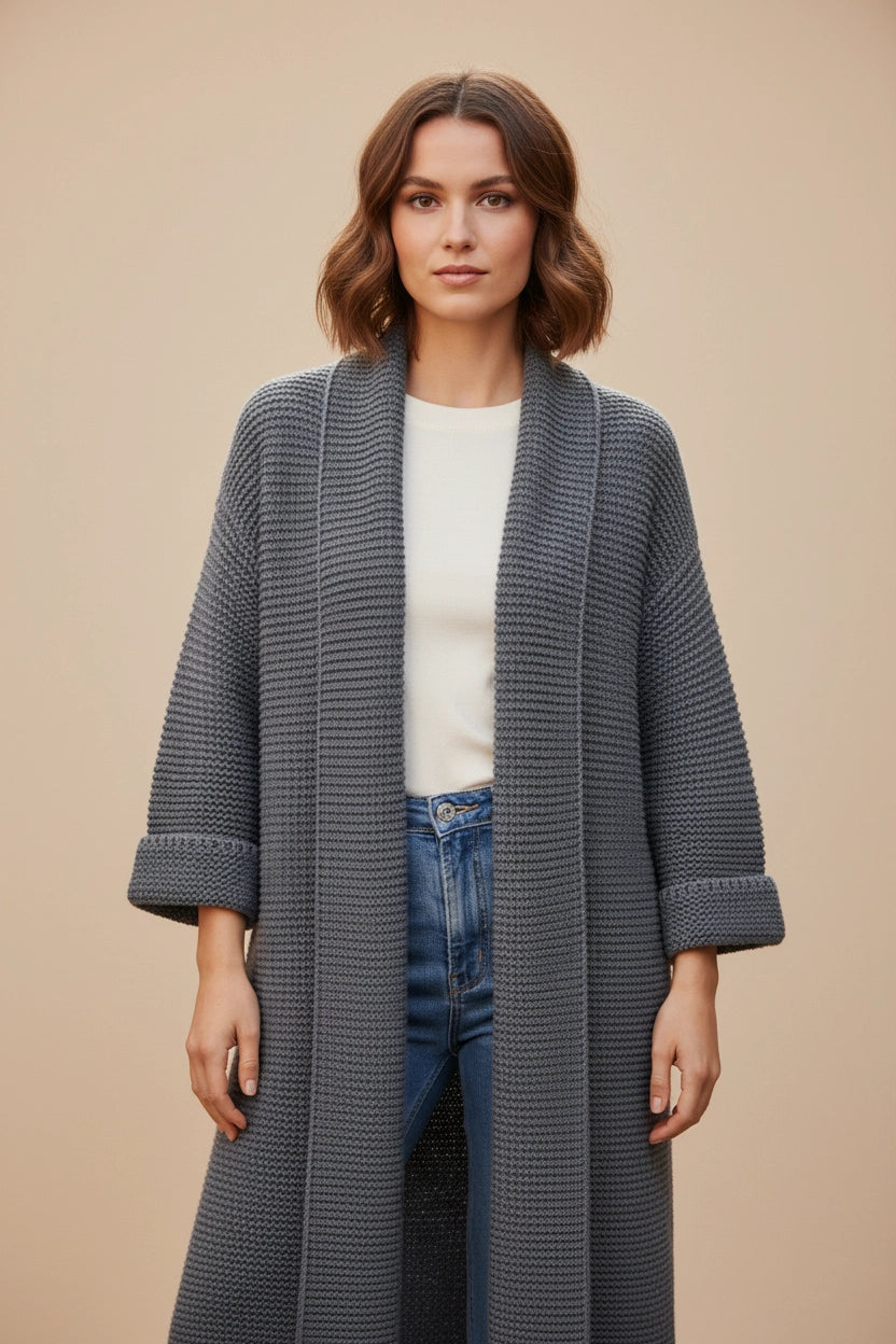 Knit Longline Cardigan