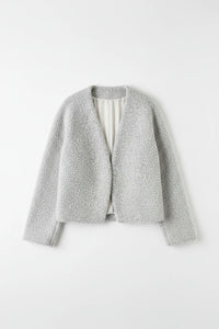 Wool Buttonless Cardigan
