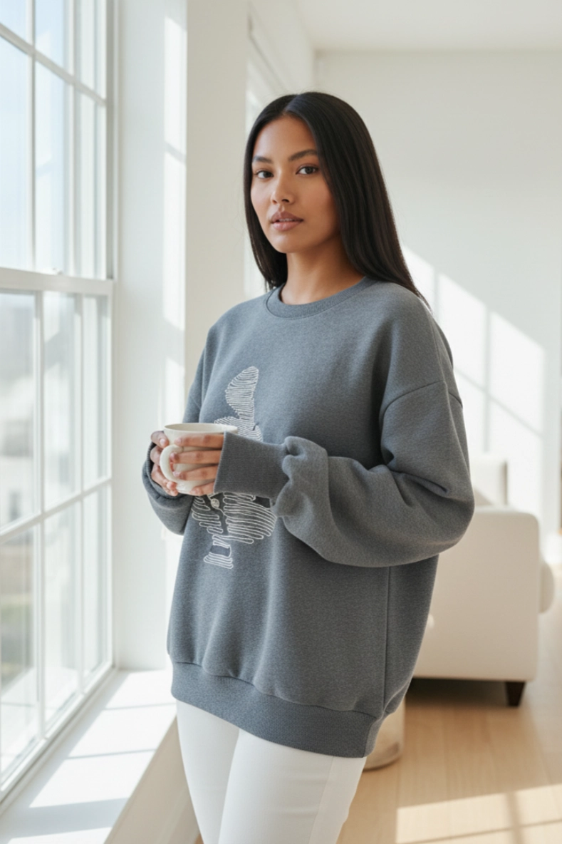 Casual Loose-Fit Sweatshirt