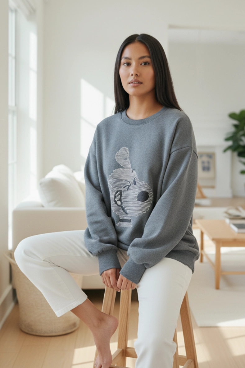 Casual Loose-Fit Sweatshirt