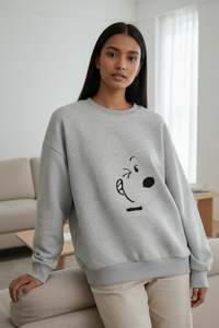 Casual Loose-Fit Sweatshirt