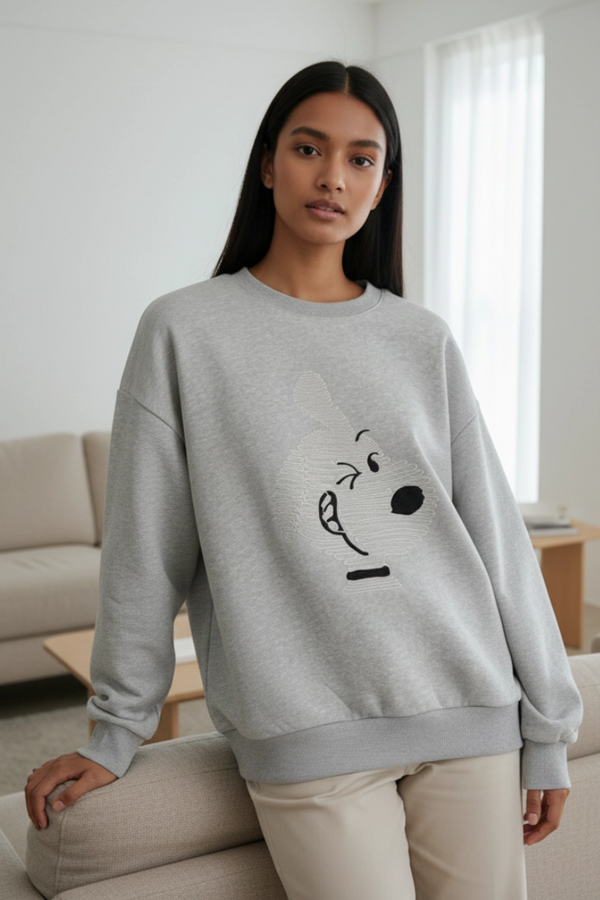 Casual Loose-Fit Sweatshirt