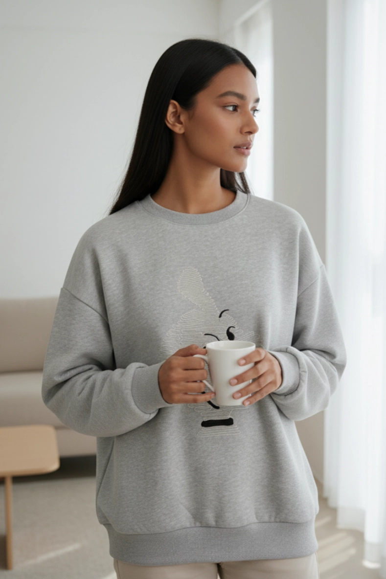 Casual Loose-Fit Sweatshirt