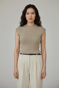 Slim-fit Wool Knit Top