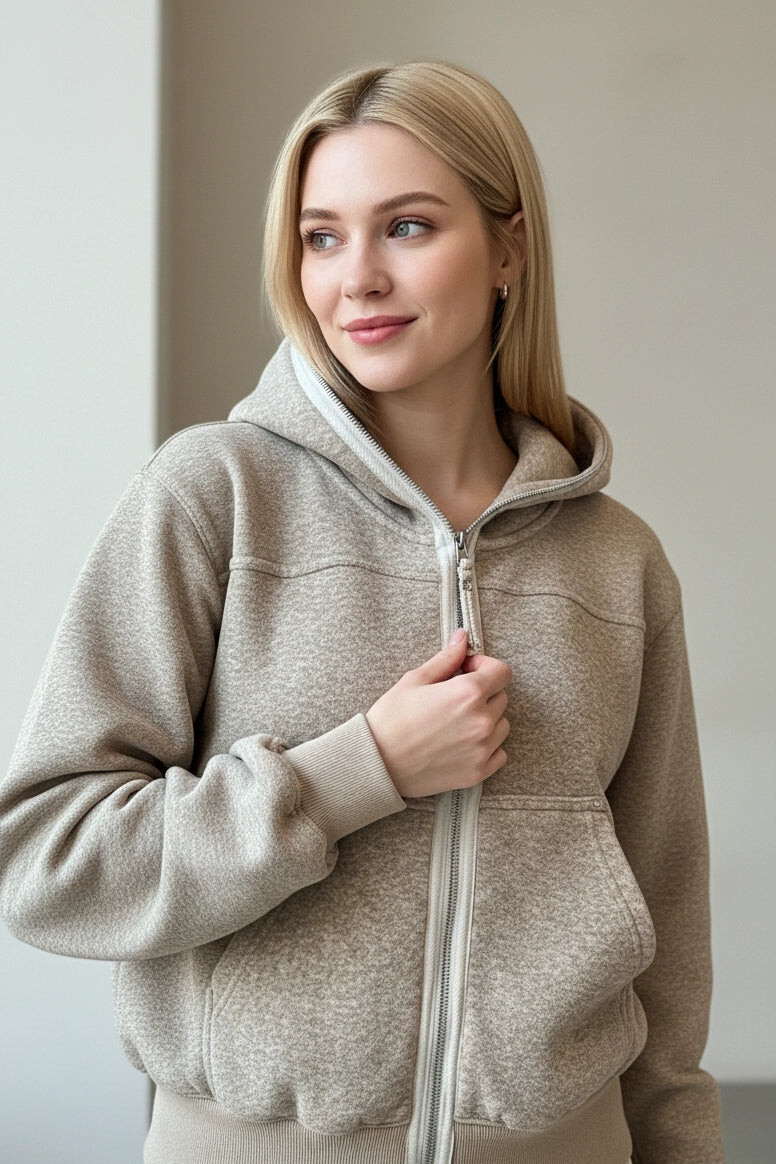 Double-Zip Hoodie